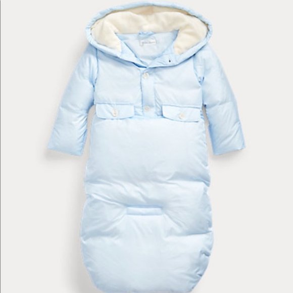 Ralph Lauren Down bunting and jacket set Sz 9 mo